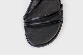 Linkre Strap Flat Sandals 1cm
