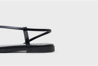 Linkre Strap Flat Sandals 1cm