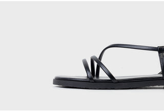 Linkre Strap Flat Sandals 1cm