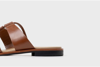 Plain square flip-flop sandals 1cm