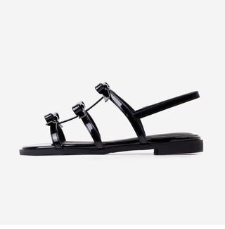 SUMMER Lugent Ribbon Flat Slingback Sandals 2cm