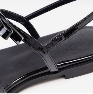 SUMMER Lugent Ribbon Flat Slingback Sandals 2cm