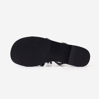 SUMMER Lugent Ribbon Flat Slingback Sandals 2cm