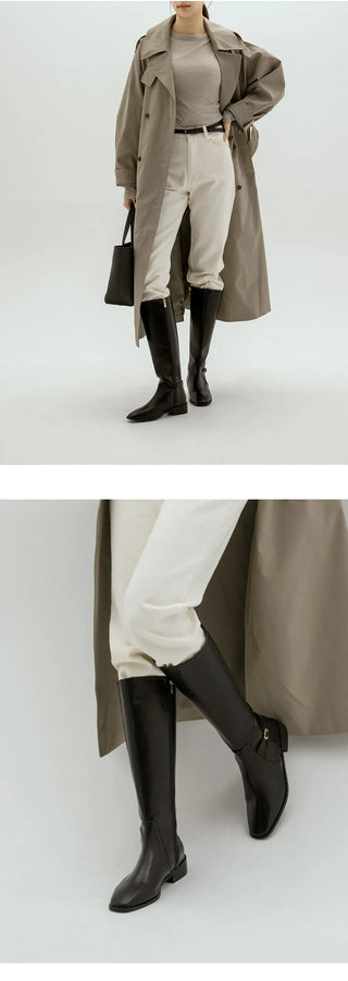 Juberin Basic Side Belt Long Boots 3cm