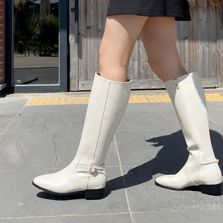 Juberin Basic Side Belt Long Boots 3cm