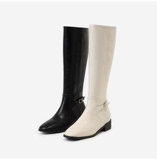 Juberin Basic Side Belt Long Boots 3cm