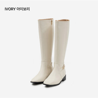 Juberin Basic Side Belt Long Boots 3cm