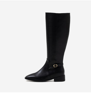 Juberin Basic Side Belt Long Boots 3cm