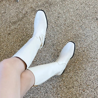 Juberin Basic Side Belt Long Boots 3cm
