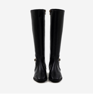 Juberin Basic Side Belt Long Boots 3cm