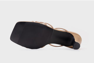Zenith Knot Strap Slipper Mules 6cm