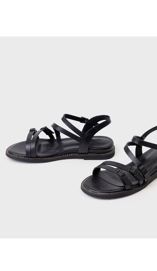 Ryuner Vintage Strap Flat Sandals 3cm