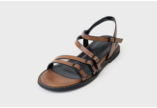 Ryuner Vintage Strap Flat Sandals 3cm