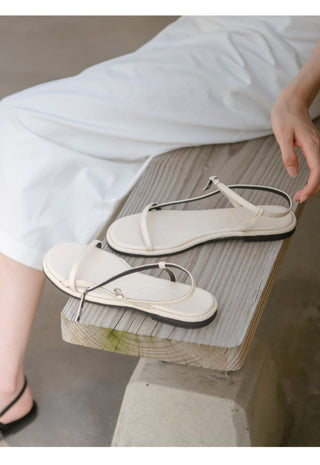 Billie single-strap flat sandals 1cm
