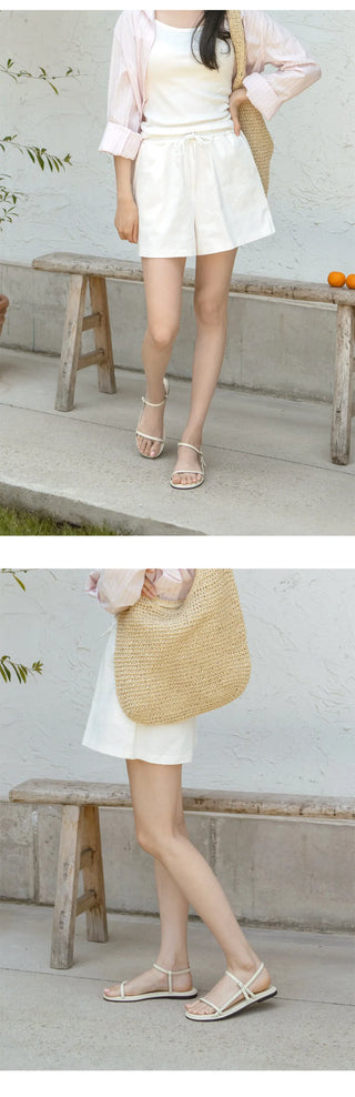 Billie single-strap flat sandals 1cm