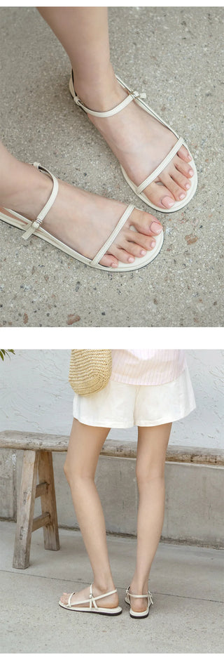 Billie single-strap flat sandals 1cm