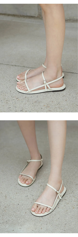 Billie single-strap flat sandals 1cm
