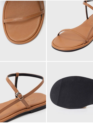 Billie single-strap flat sandals 1cm
