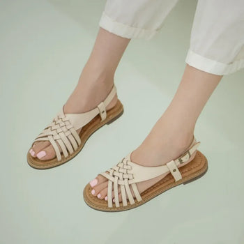 Troll Vintage Mesh Flat Sandals 1cm