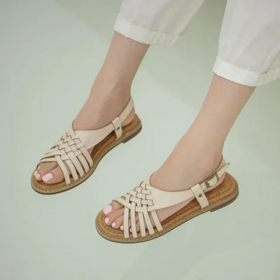 Troll Vintage Mesh Flat Sandals 1cm