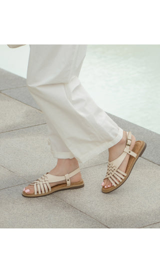 Troll Vintage Mesh Flat Sandals 1cm