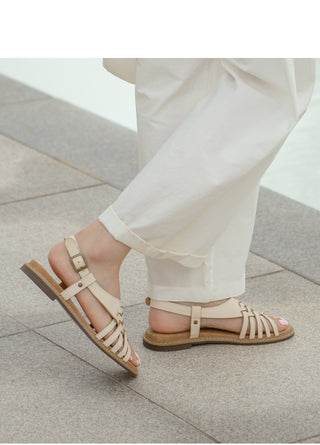 Troll Vintage Mesh Flat Sandals 1cm