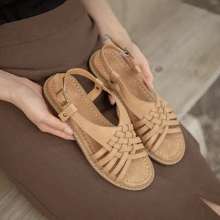Troll Vintage Mesh Flat Sandals 1cm