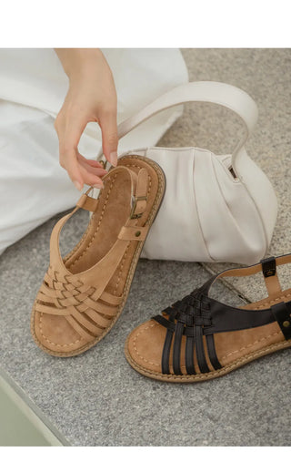 Troll Vintage Mesh Flat Sandals 1cm