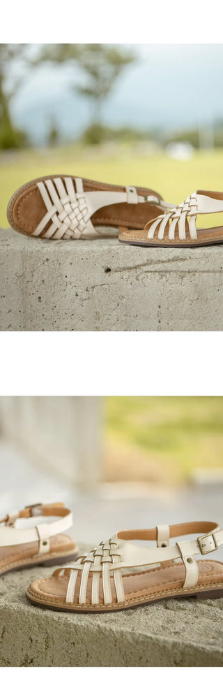 Troll Vintage Mesh Flat Sandals 1cm