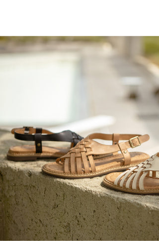 Troll Vintage Mesh Flat Sandals 1cm