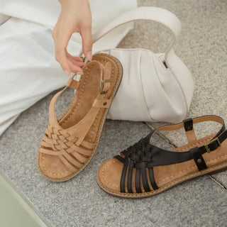 Troll Vintage Mesh Flat Sandals 1cm