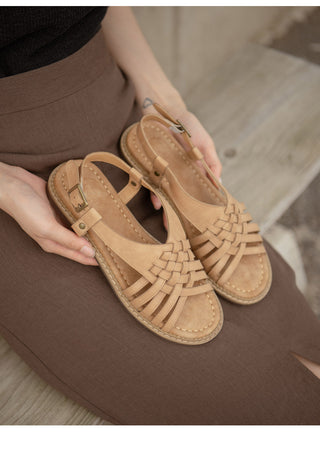 Troll Vintage Mesh Flat Sandals 1cm
