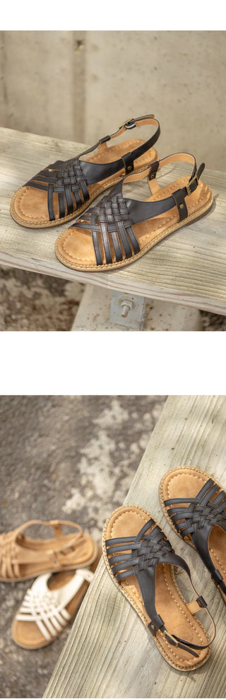 Troll Vintage Mesh Flat Sandals 1cm