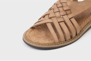 Troll Vintage Mesh Flat Sandals 1cm