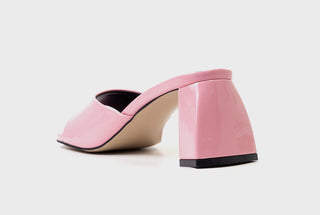 Levond Patent Mule Slippers 6cm