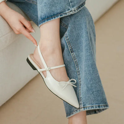 Lients Ribbon Flat Slingback 1cm