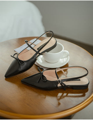 Lients Ribbon Flat Slingback 1cm