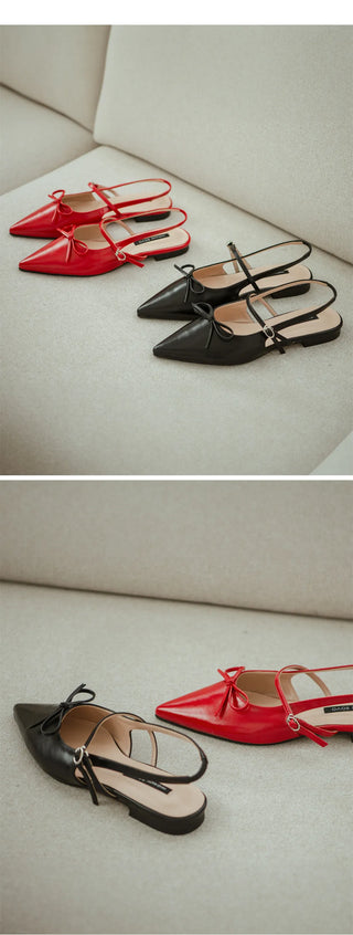 Lients Ribbon Flat Slingback 1cm