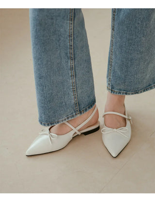Lients Ribbon Flat Slingback 1cm