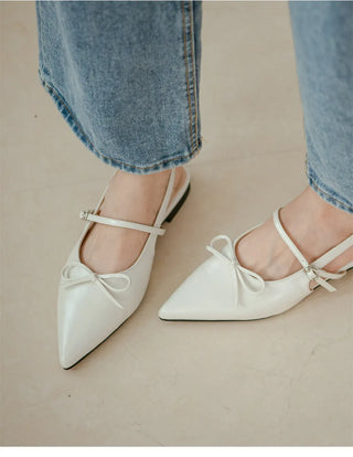 Lients Ribbon Flat Slingback 1cm