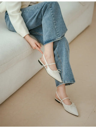 Lients Ribbon Flat Slingback 1cm