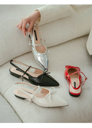 Lients Ribbon Flat Slingback 1cm