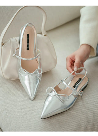 Lients Ribbon Flat Slingback 1cm