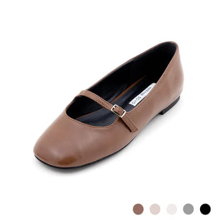 Jekyloo Basic Mary Jane Flat Shoes 1cm