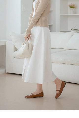 Jekyloo Basic Mary Jane Flat Shoes 1cm