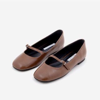 Jekyloo Basic Mary Jane Flat Shoes 1cm
