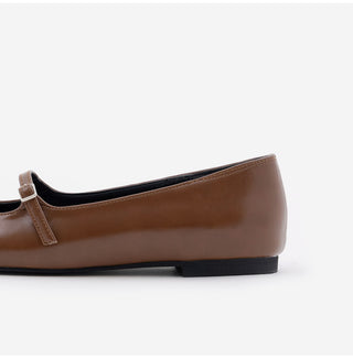 Jekyloo Basic Mary Jane Flat Shoes 1cm