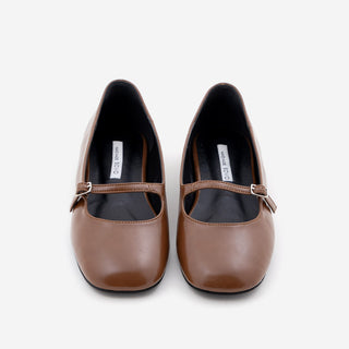 Jekyloo Basic Mary Jane Flat Shoes 1cm