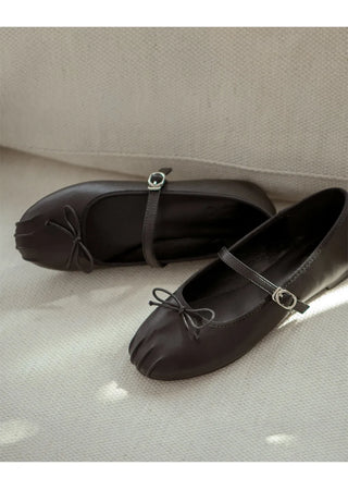 Rosér Mary Jane Ballet Flat Shoes 1cm