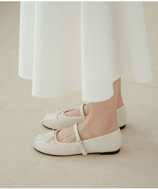 Rosér Mary Jane Ballet Flat Shoes 1cm